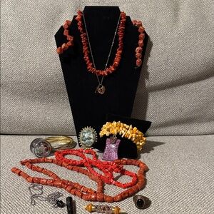 Vintage Jewelry and Beads for Jewelry Set